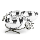 Black Orchid Triple Nut Dish - RSVP Style